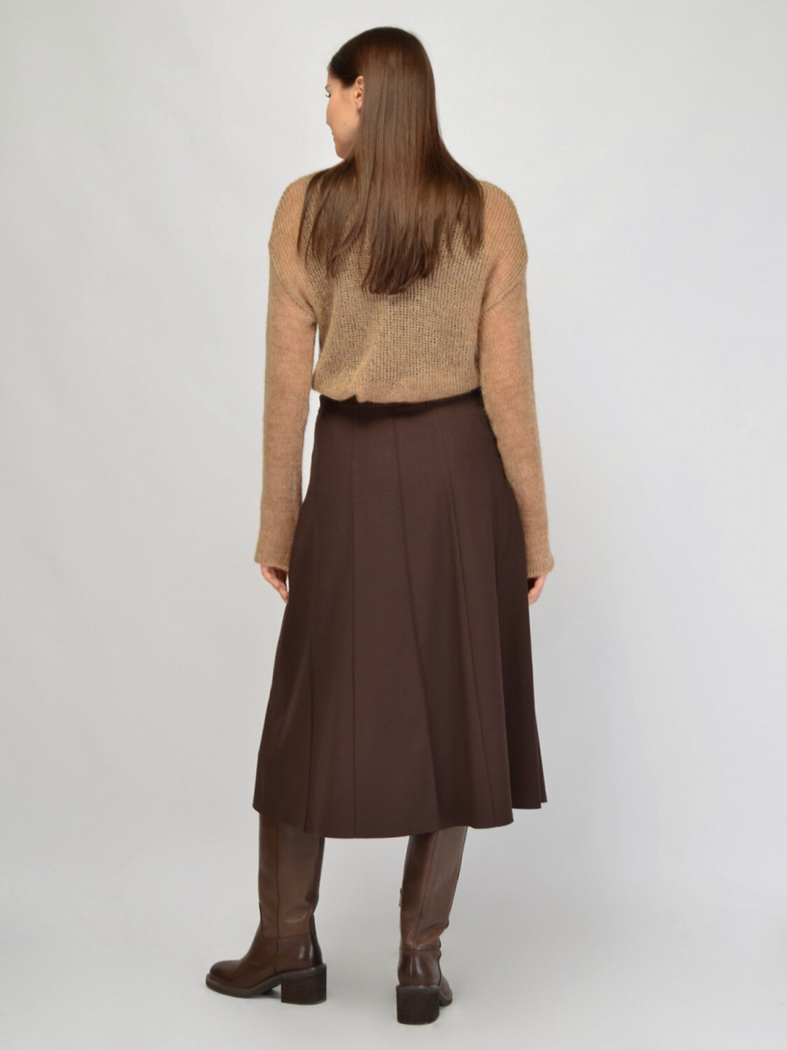 VISERDI Юбка 570419 10441-ткр 9451380 коричневый