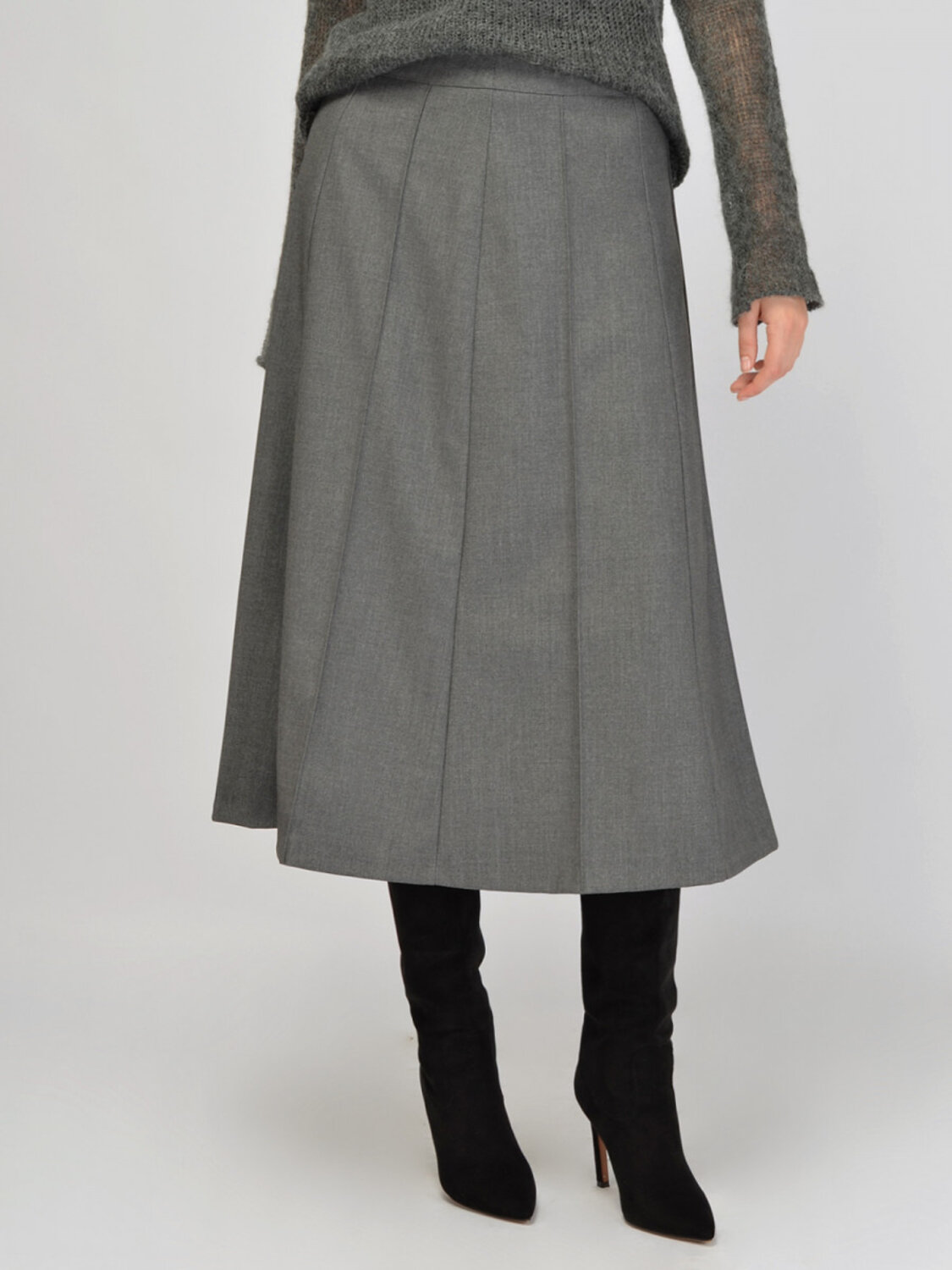 VISERDI Юбка 570420 10441-сер 9451380 серый