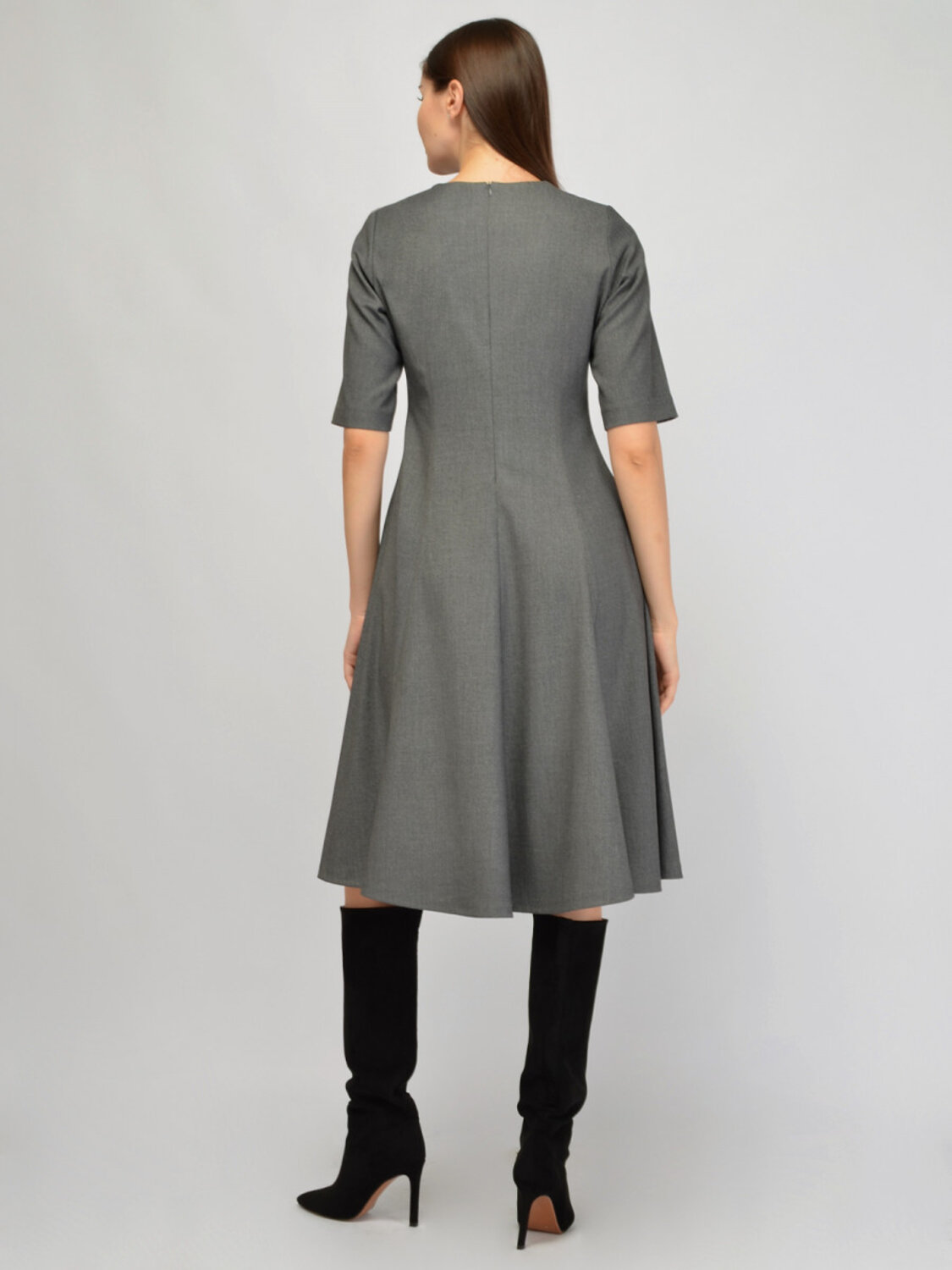 VISERDI Платье 570424 10448-сер 4451610 серый