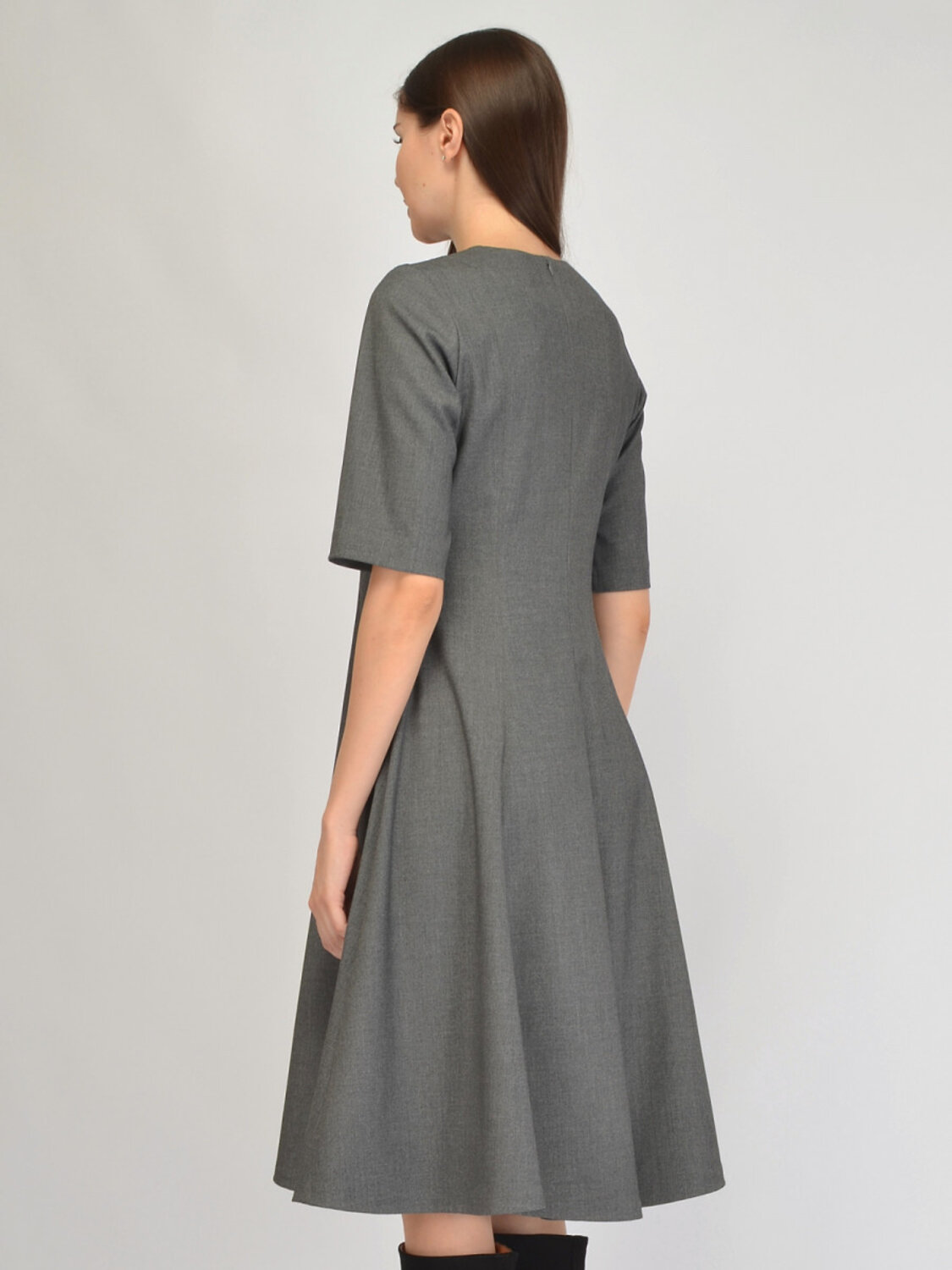 VISERDI Платье 570424 10448-сер 4451610 серый