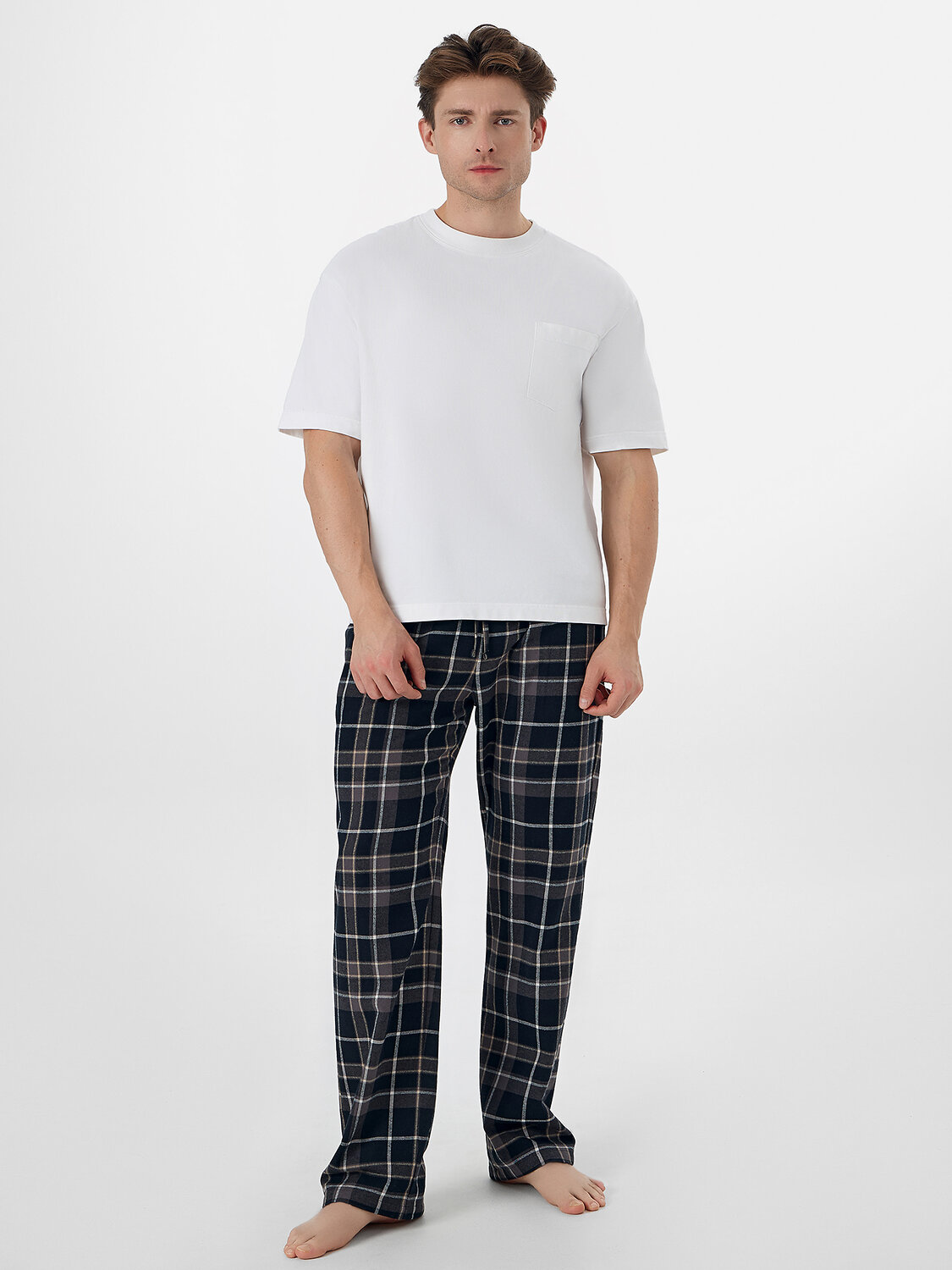 MARK FORMELLE Брюки 570427 581135 клетка черная