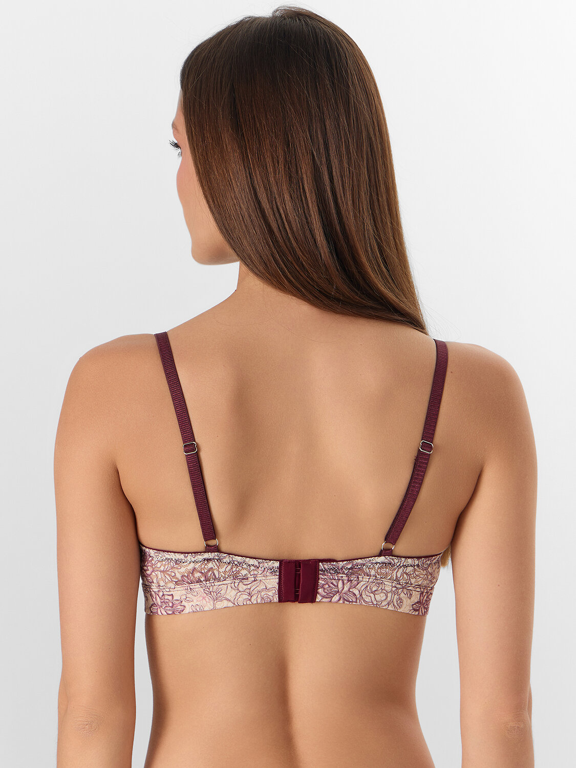 MARK FORMELLE Бюстгальтер 570442 512474 бордовая абстракция