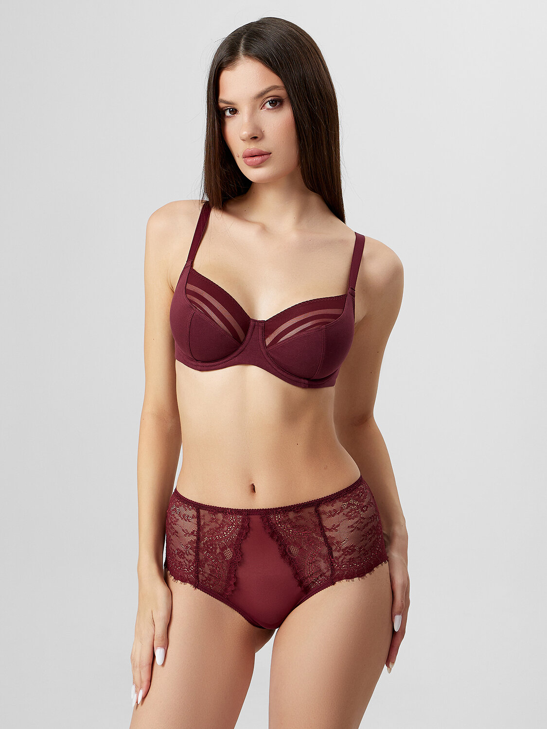 MARK FORMELLE Бюстгальтер 570465 512396 бургундское вино