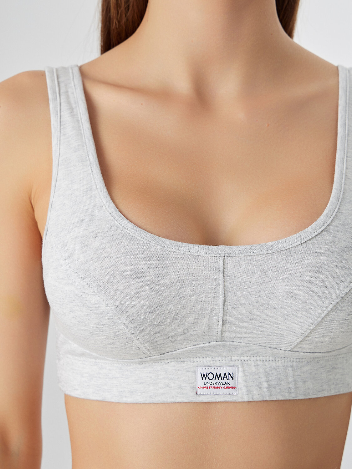 MARK FORMELLE Бюстье 570538 512499 серый меланж