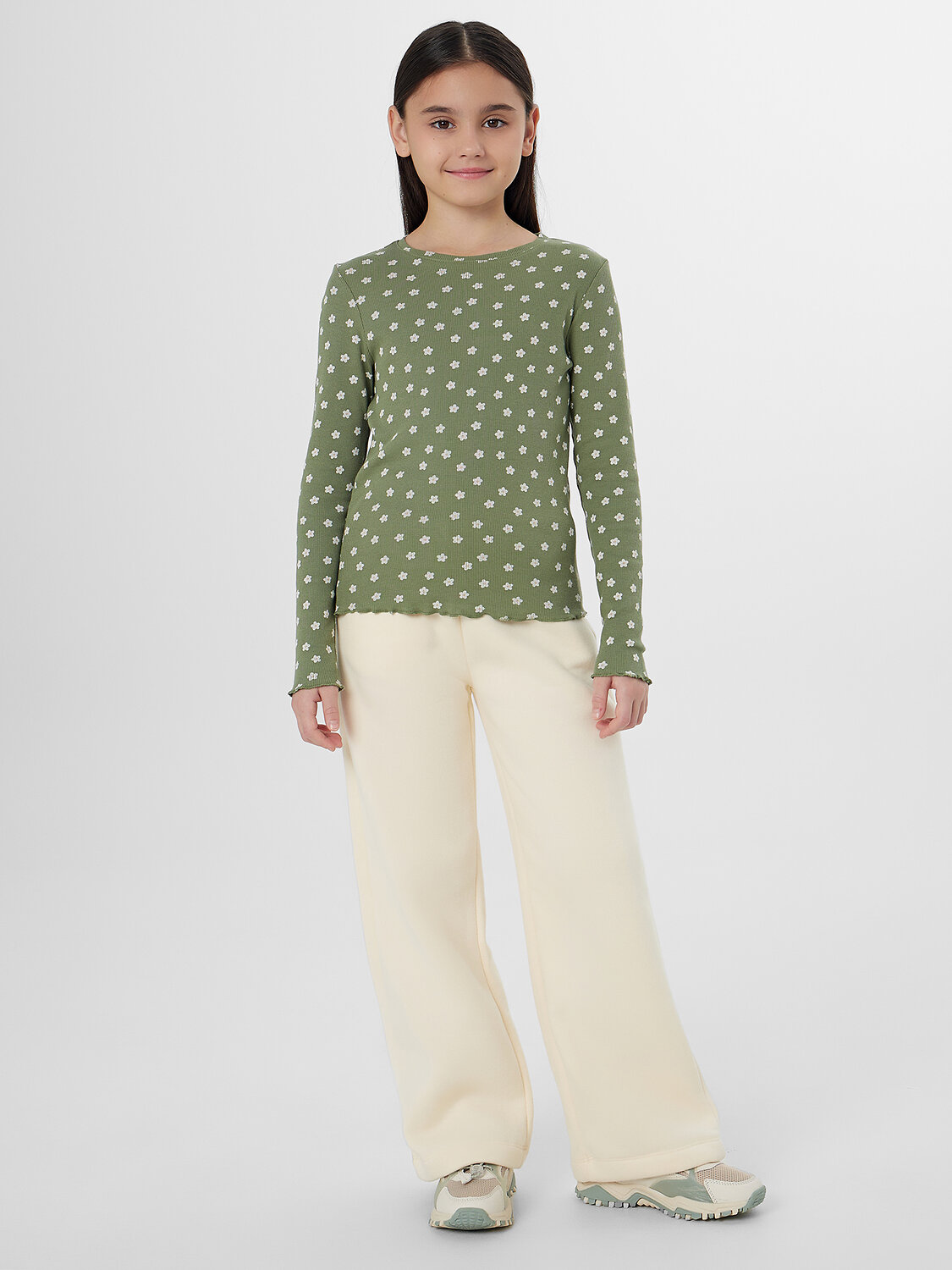 MARK FORMELLE Джемпер 570563 127885 ромашки на зеленом