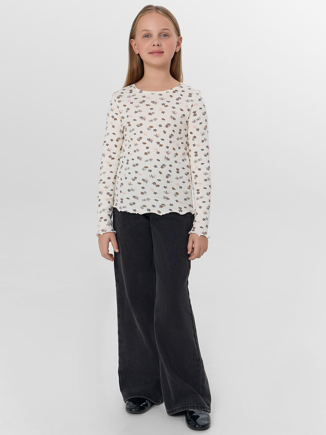 MARK FORMELLE Джемпер 570564 127885 цветочки на молочном