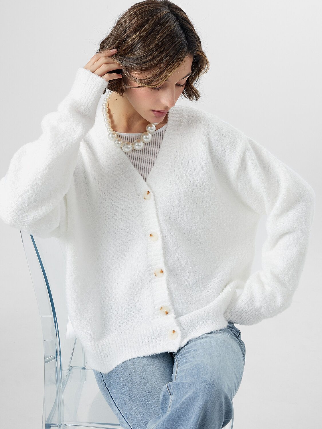 MARK FORMELLE Джемпер 570581 122536 молочный