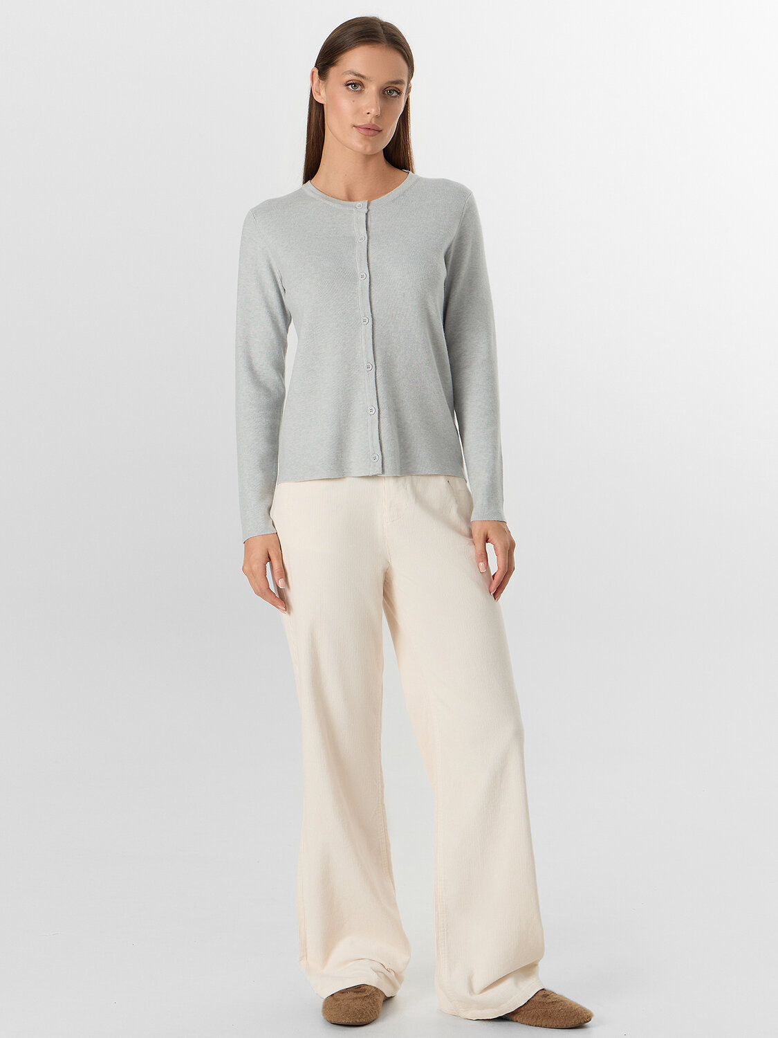 MARK FORMELLE Джемпер 570583 122661 серый меланж