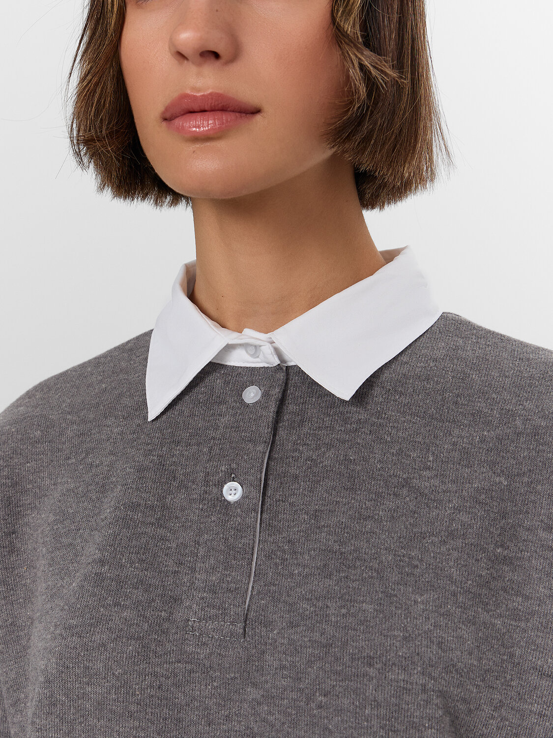 MARK FORMELLE Джемпер 570587 122816 серый меланж