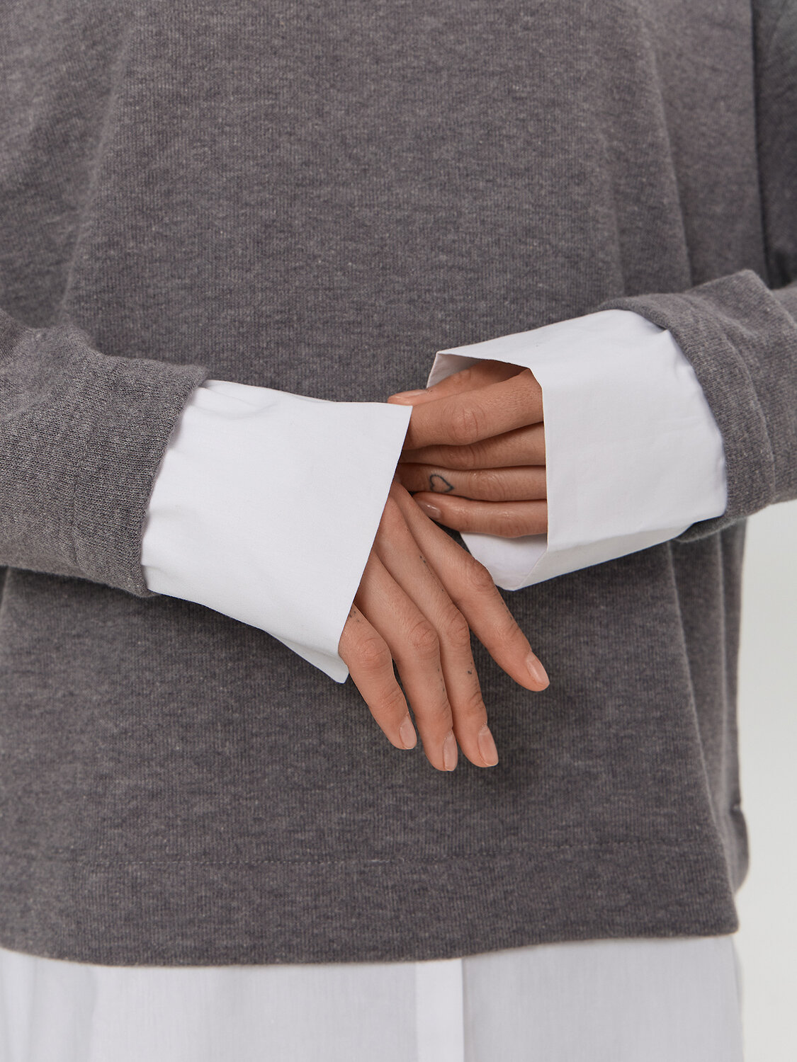 MARK FORMELLE Джемпер 570587 122816 серый меланж