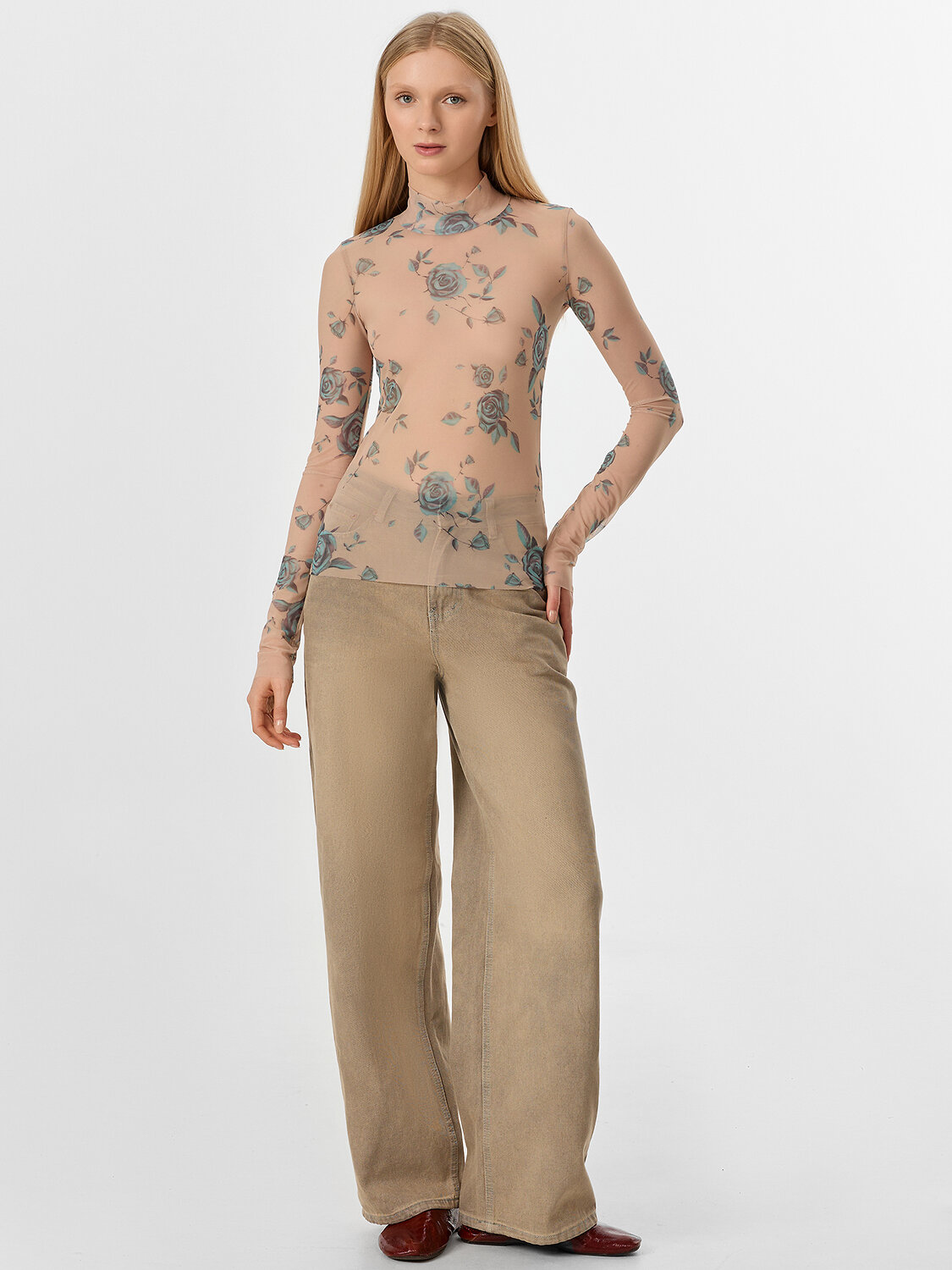 MARK FORMELLE Джемпер 570588 122845 розы на марципане