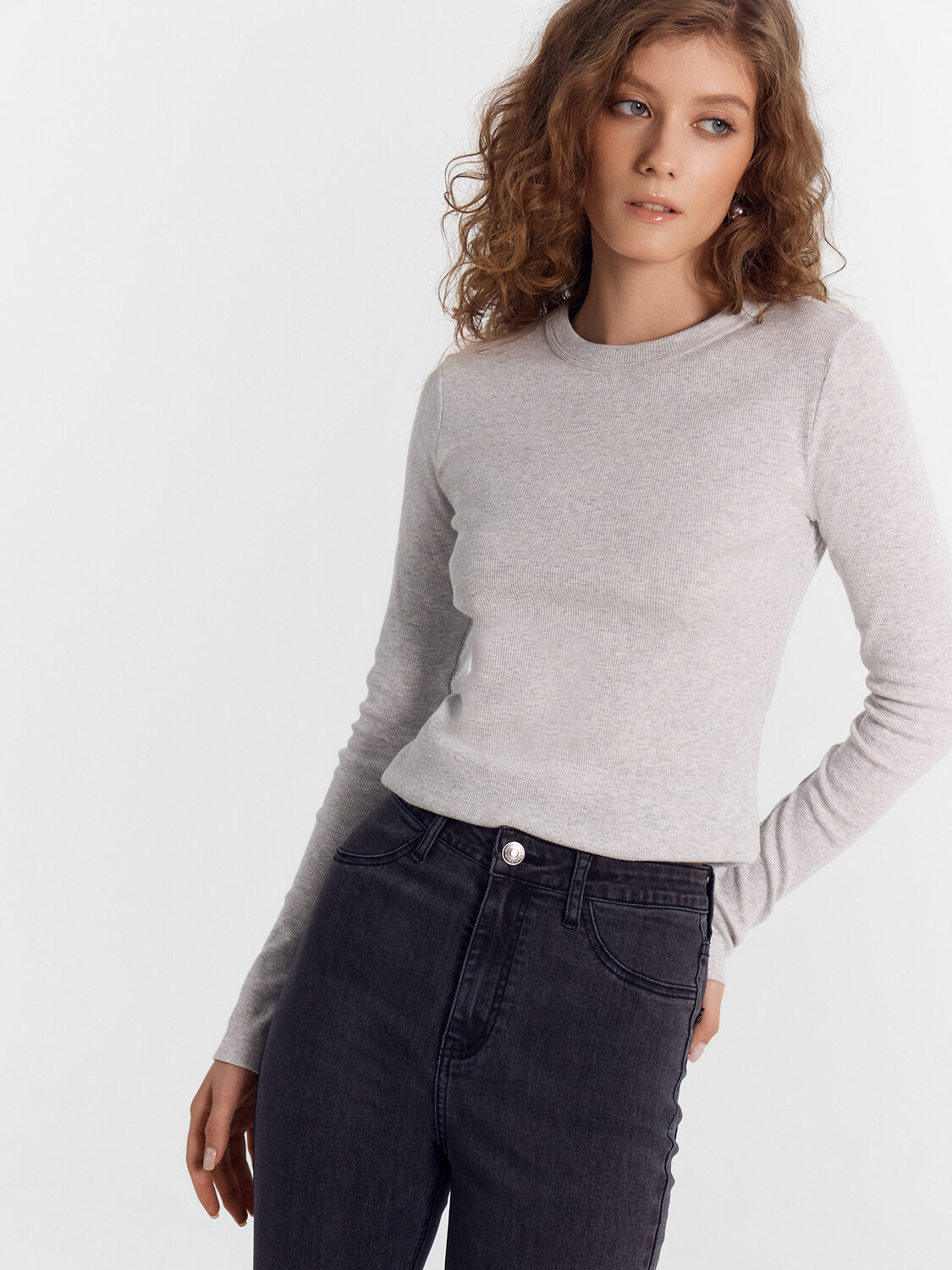 MARK FORMELLE Джемпер 570593 122986 серый меланж