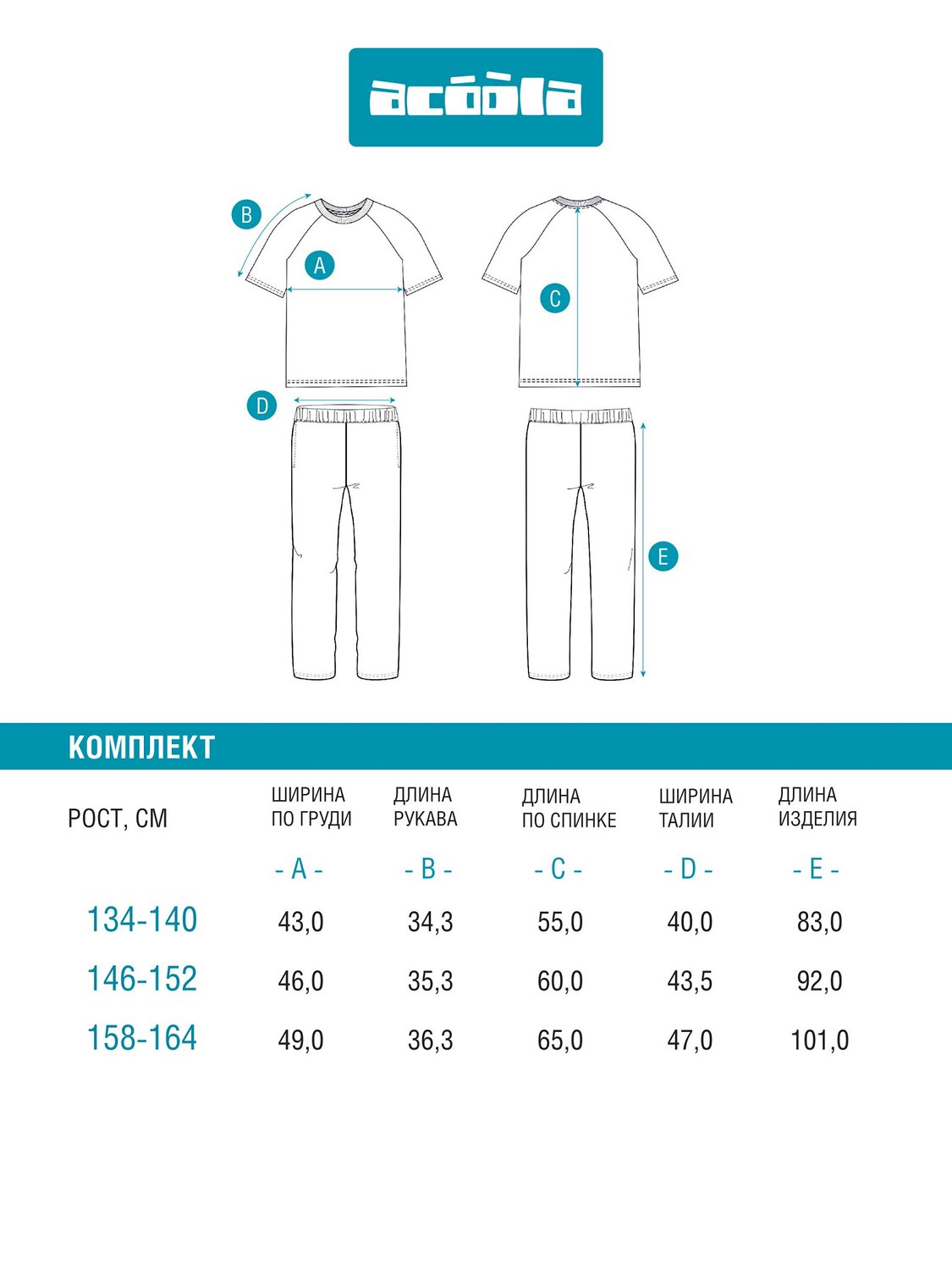 Acoola Набор 570636 20114280043 разноцветный