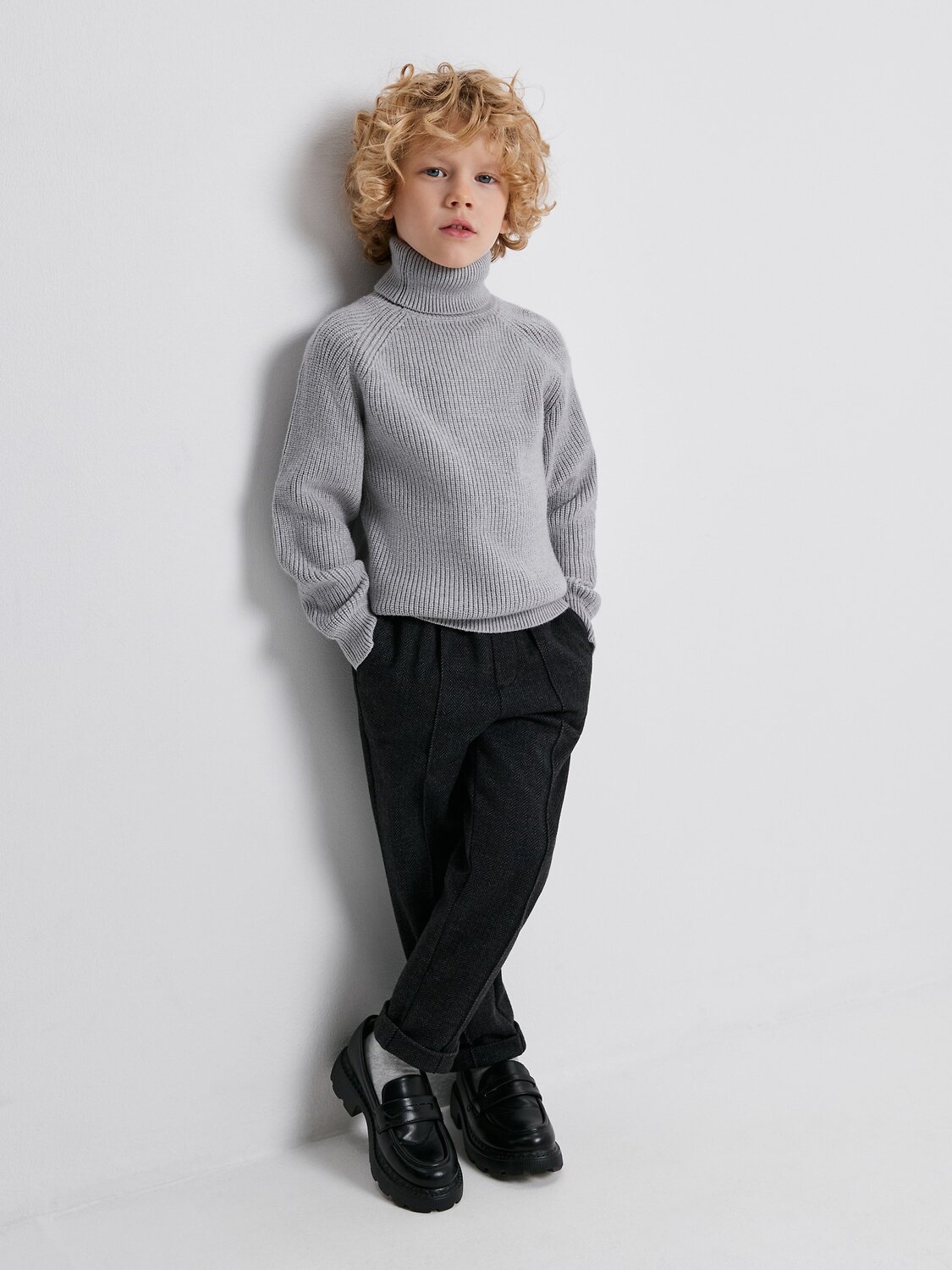 Acoola Свитер 570643 20130320010 серый меланж