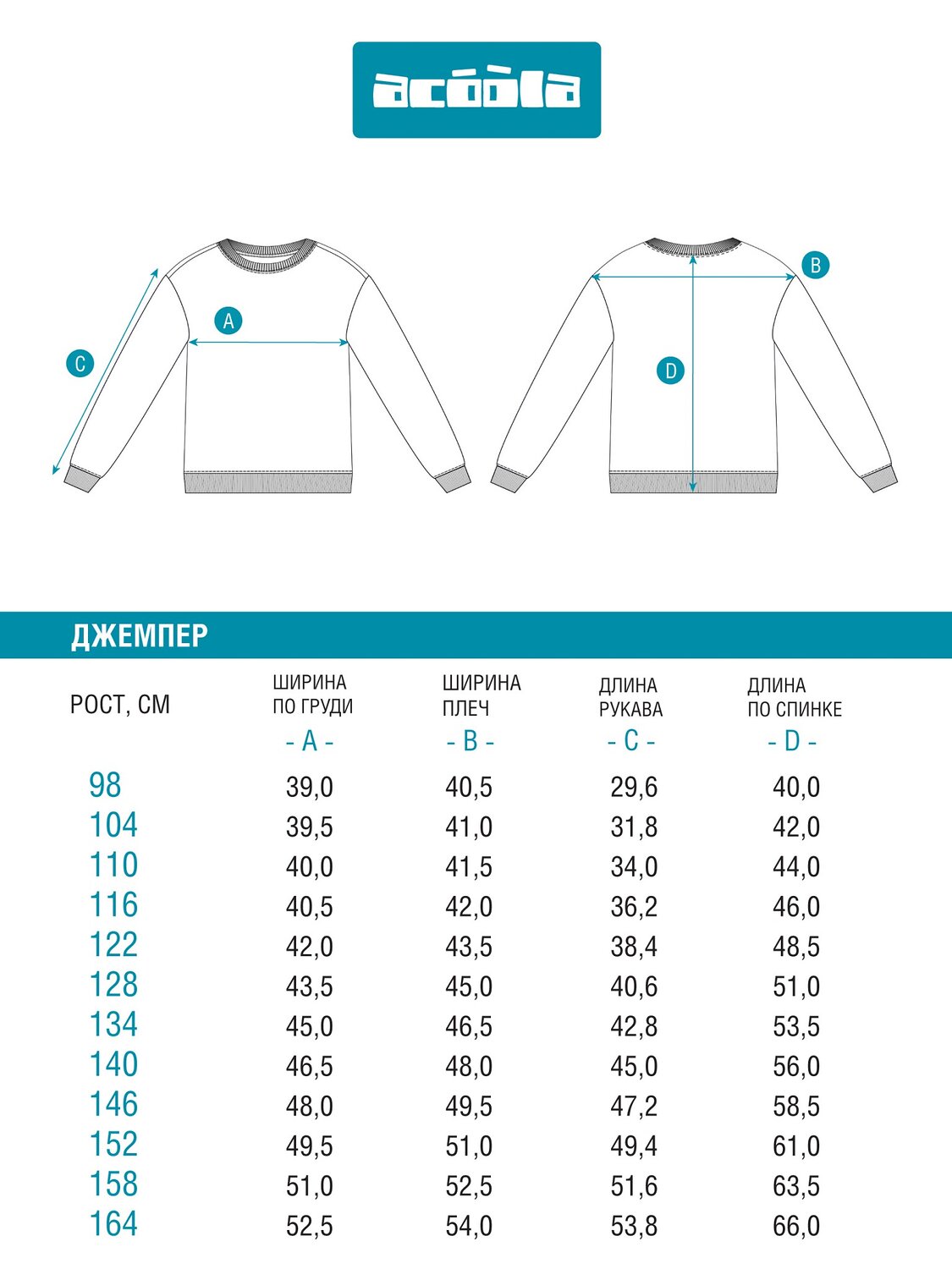 Acoola Джемпер 570660 20230170024 графитовый