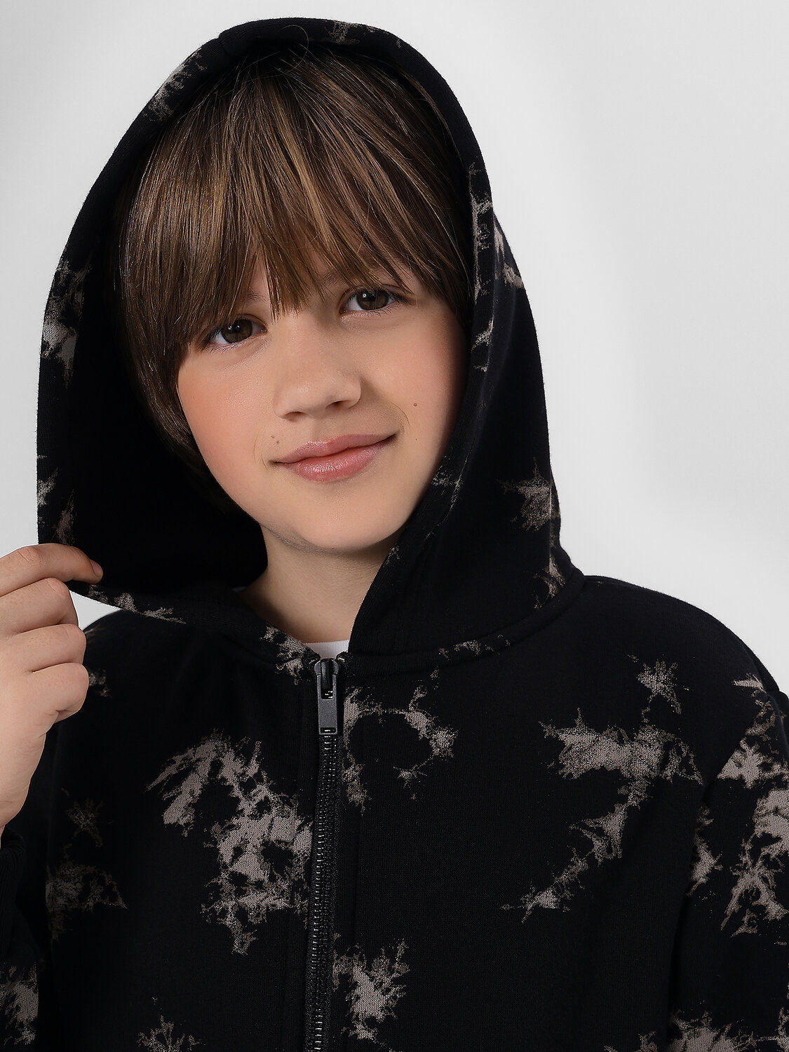 MARK FORMELLE Жакет 570694 363321 разводы на черном