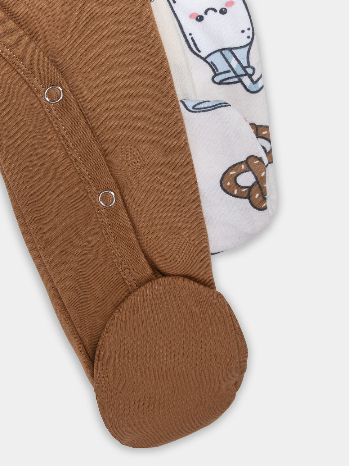 MARK FORMELLE Комбинезон 570713 14005-2 печеньки/молочко на молочном +песочный