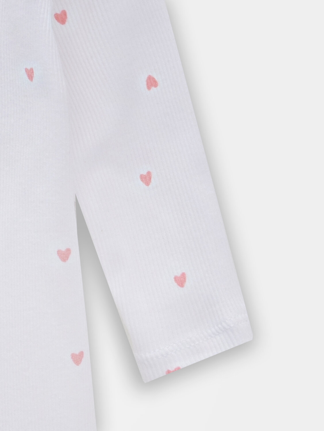 MARK FORMELLE Комбинезон 570715 14007-2 сердечки на белоснежном +бантики на персике