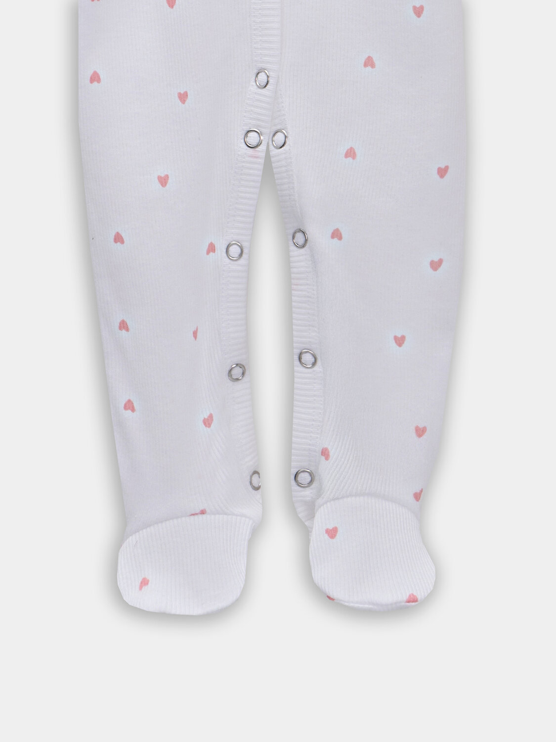 MARK FORMELLE Комбинезон 570715 14007-2 сердечки на белоснежном +бантики на персике