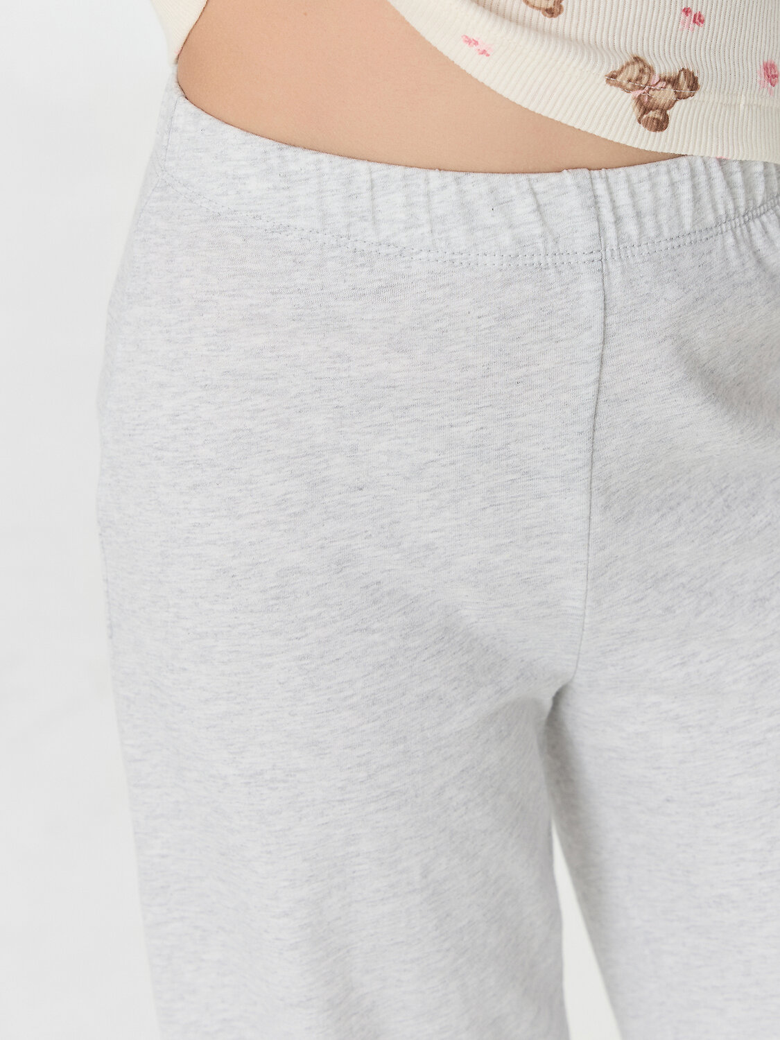 MARK FORMELLE Комплект 570731 567758 мишки с цветами на молоке +серый меланж 4306-А