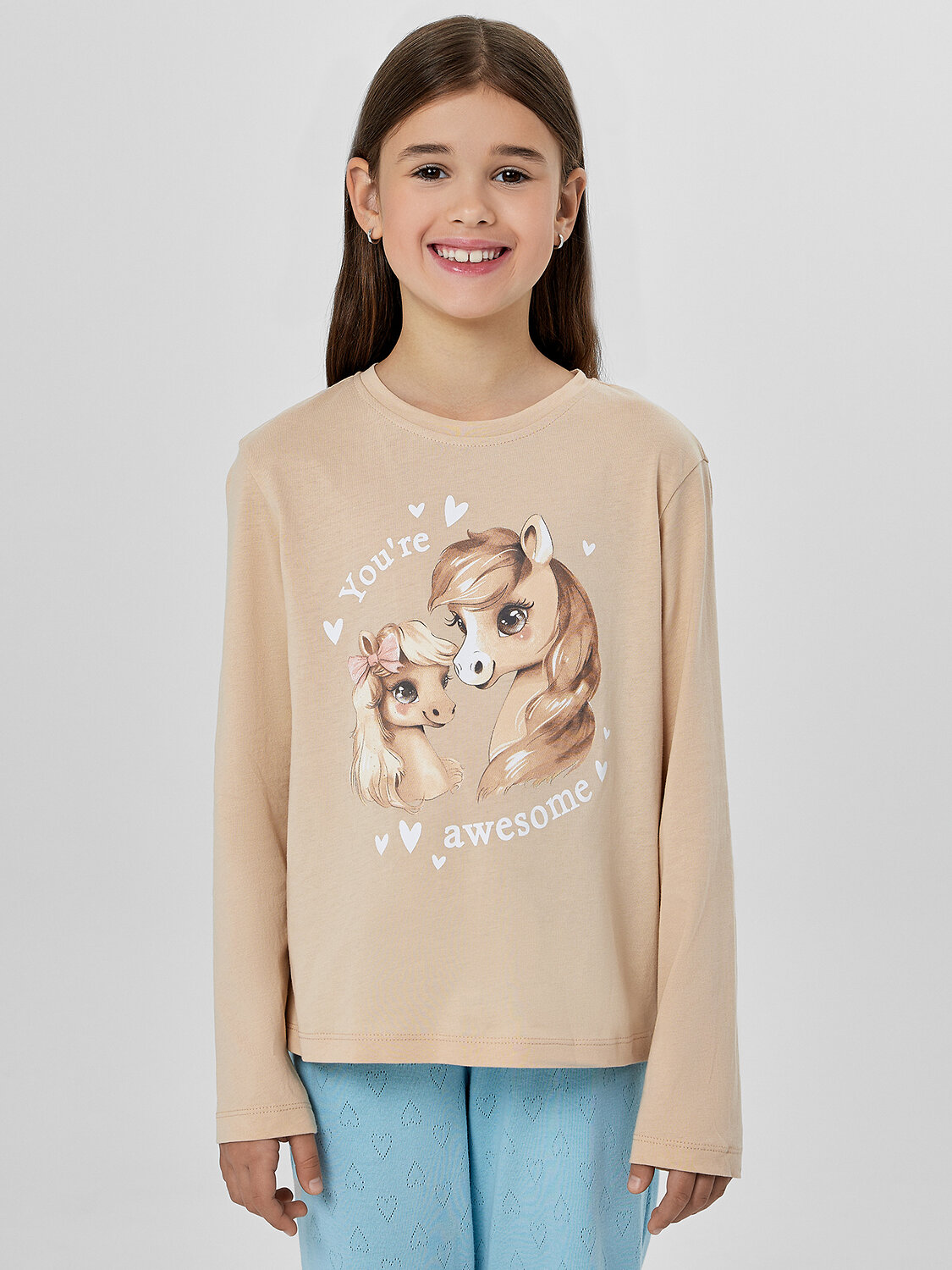 MARK FORMELLE Комплект 570736 567756 бежевый +сердечки на голубом