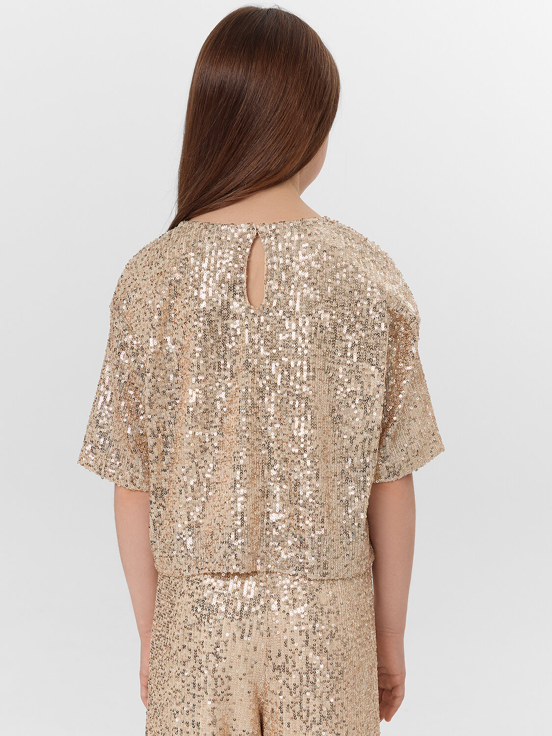 MARK FORMELLE Блузка 570793 117945 золотистые пайетки