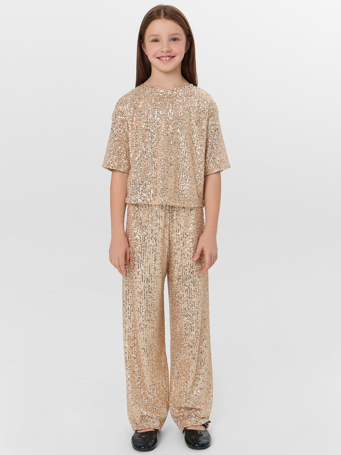 MARK FORMELLE Блузка 570793 117945 золотистые пайетки