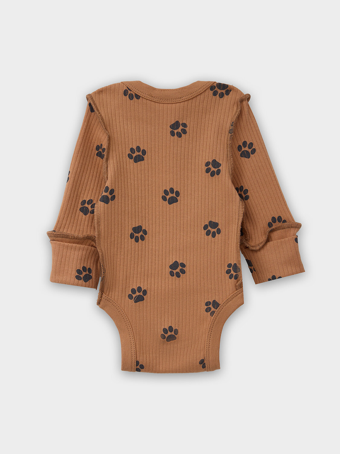 MARK FORMELLE Боди детское 570794 13018-1-2 пандочки на сером +лапки на охре