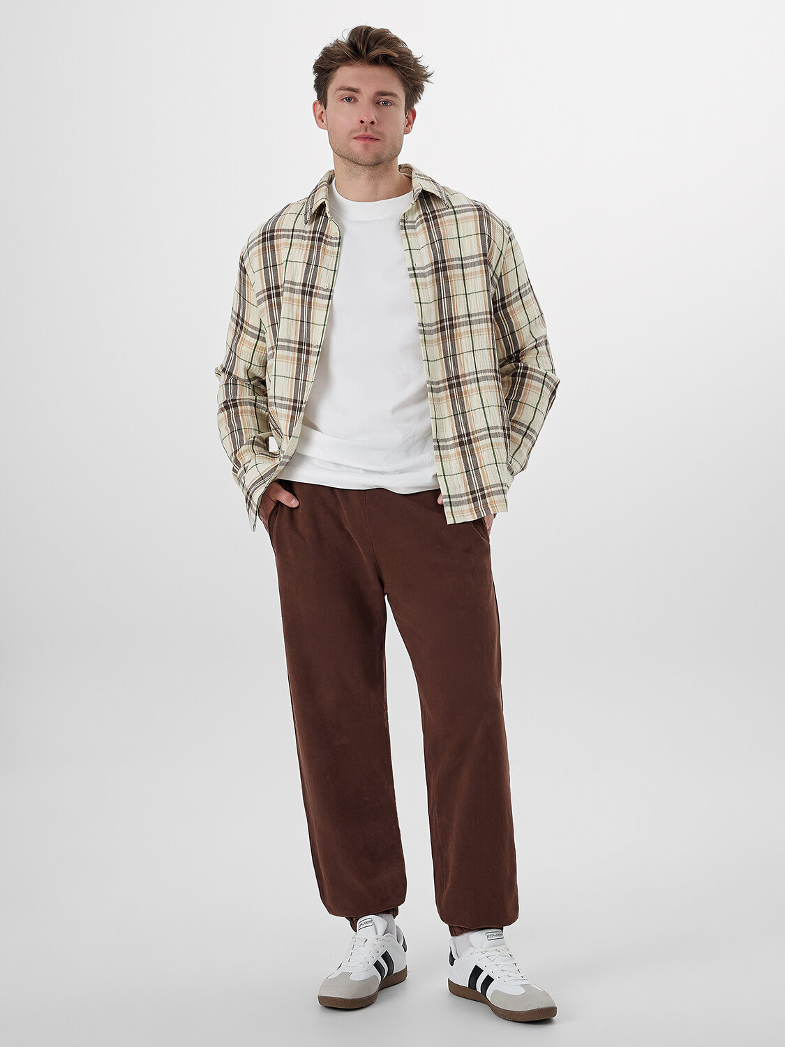 MARK FORMELLE Брюки 570798 181256-2 ACID WASH шоколадный