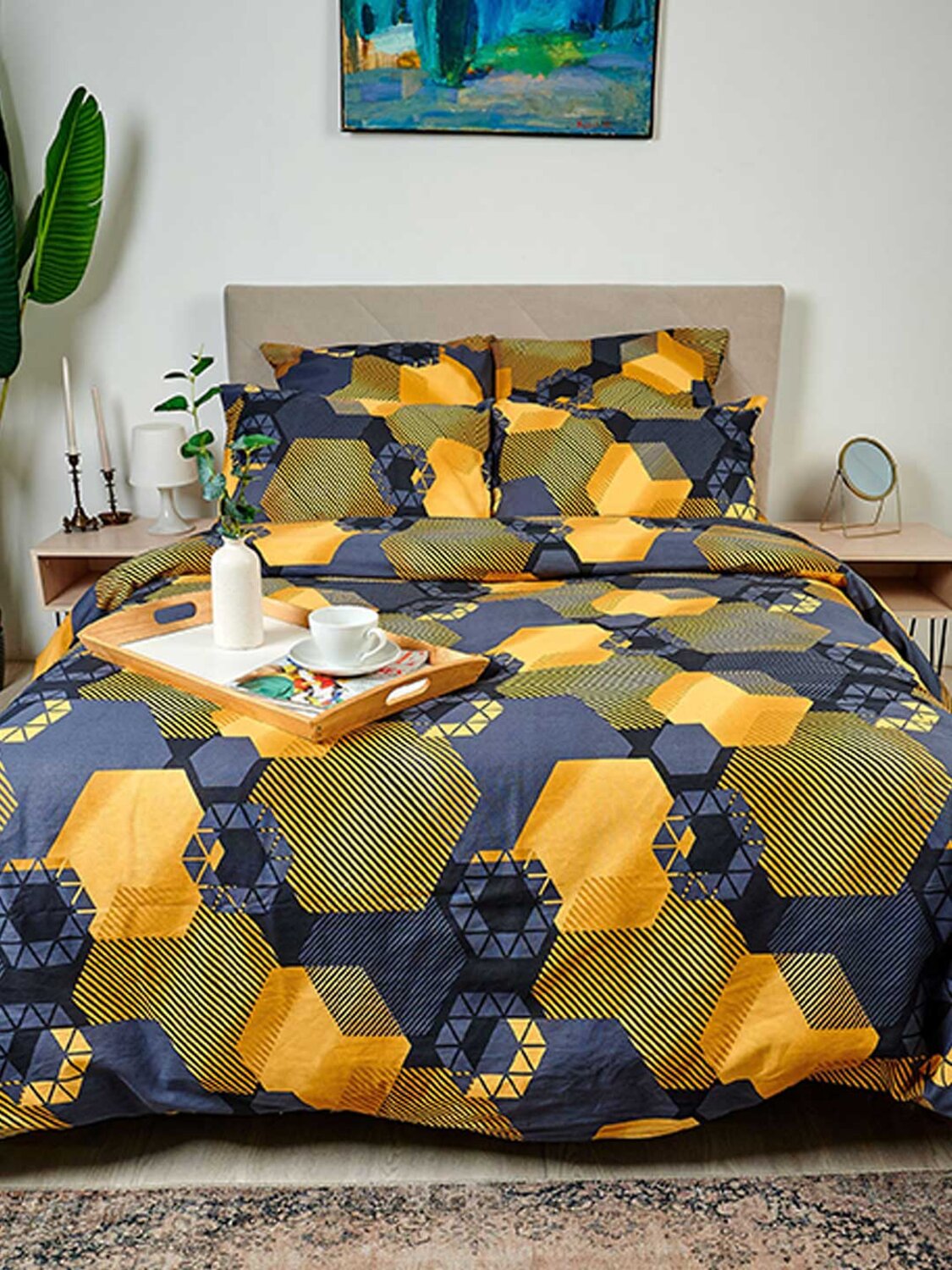 Текс-плюс КПБ Общий 570814 00000006998 Золотые шестигранники