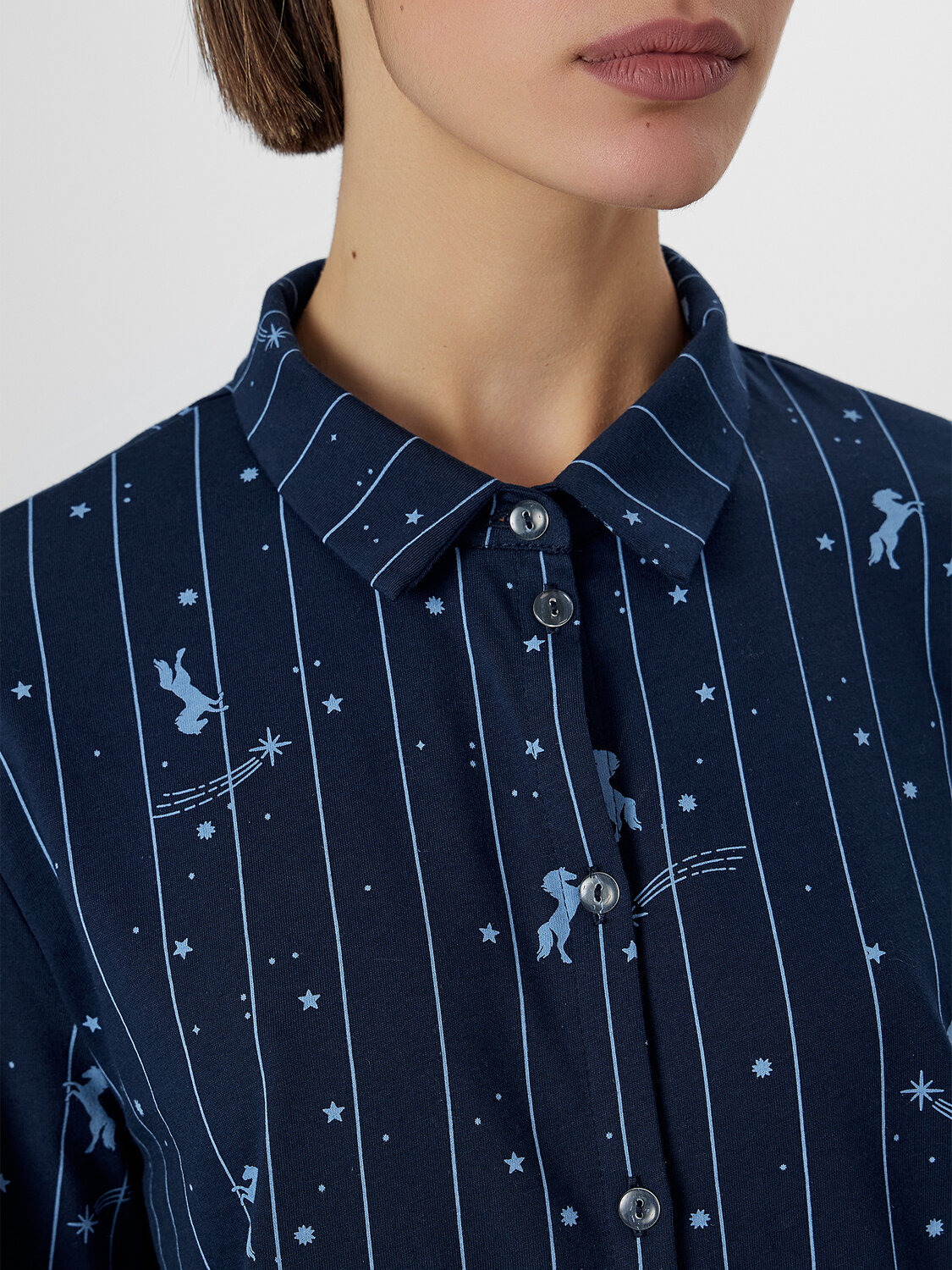 MARK FORMELLE Комплект 570818 592462 лошади на синей полоске