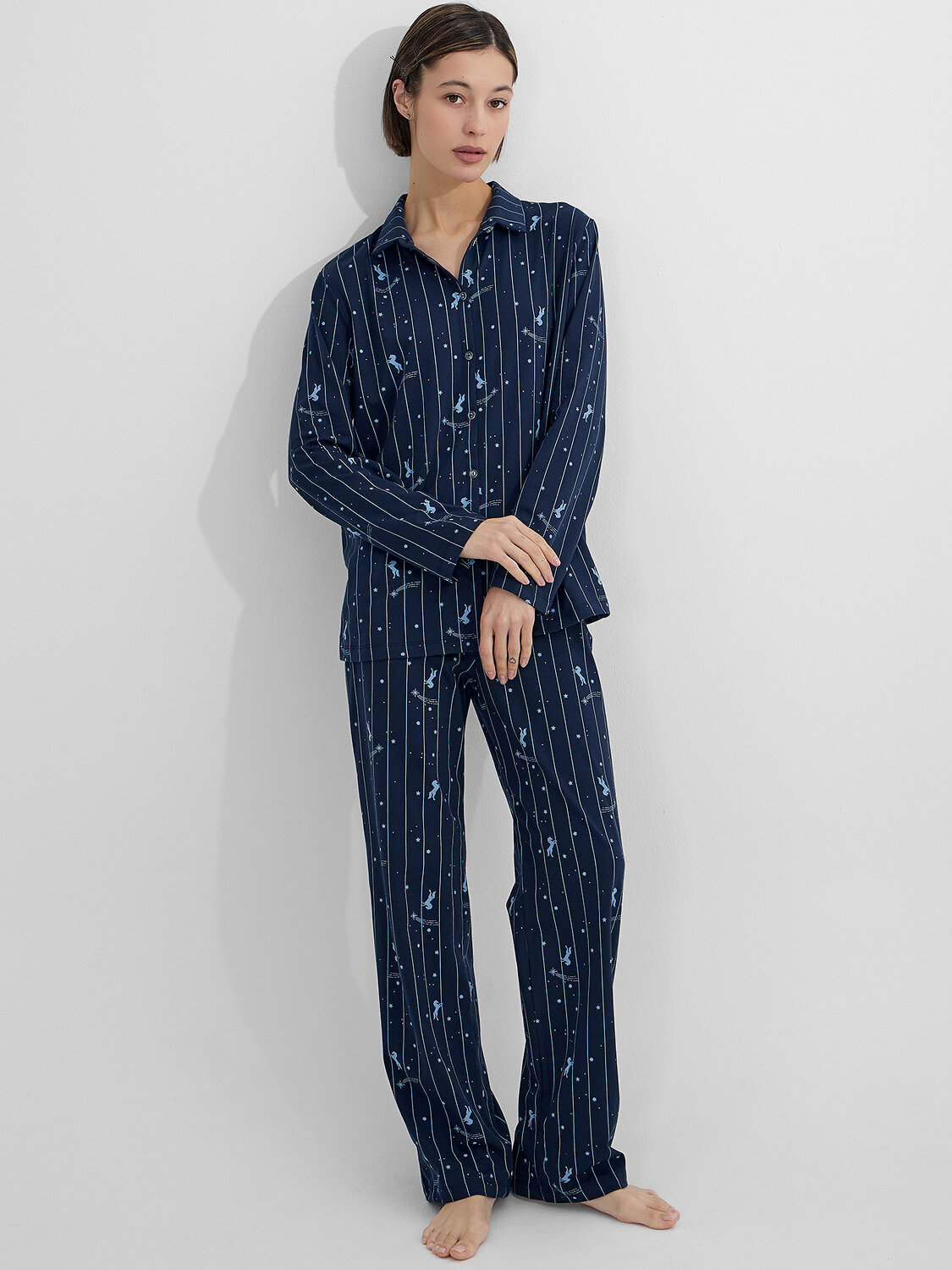 MARK FORMELLE Комплект 570818 592462 лошади на синей полоске