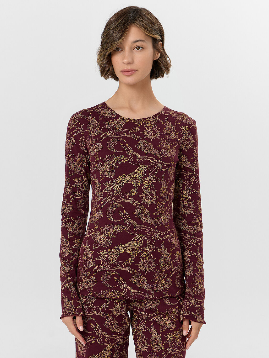 MARK FORMELLE Комплект 570836 592624 золотые олени на бордо