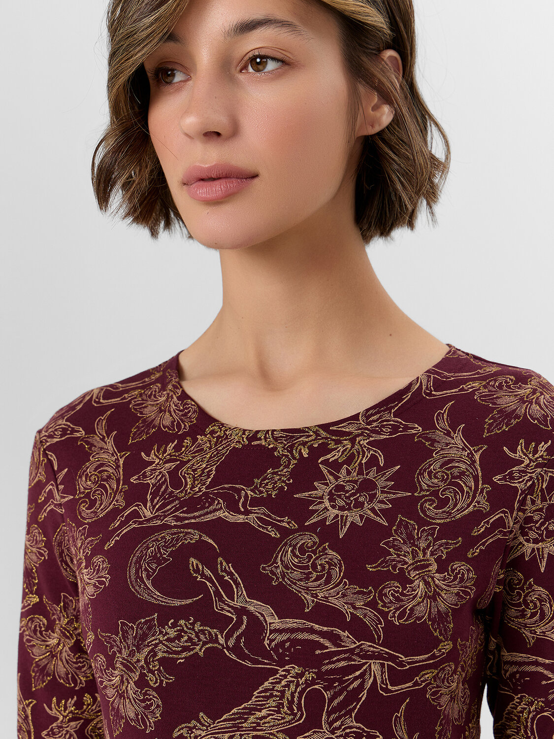 MARK FORMELLE Комплект 570836 592624 золотые олени на бордо