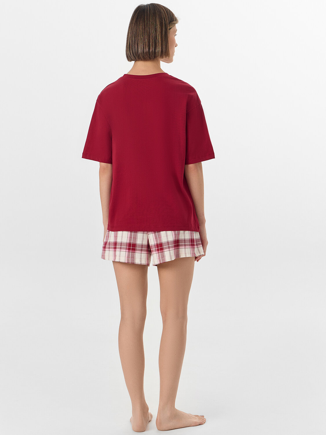 MARK FORMELLE Комплект 570864 592591 бордо +молочно -бордовая клетка