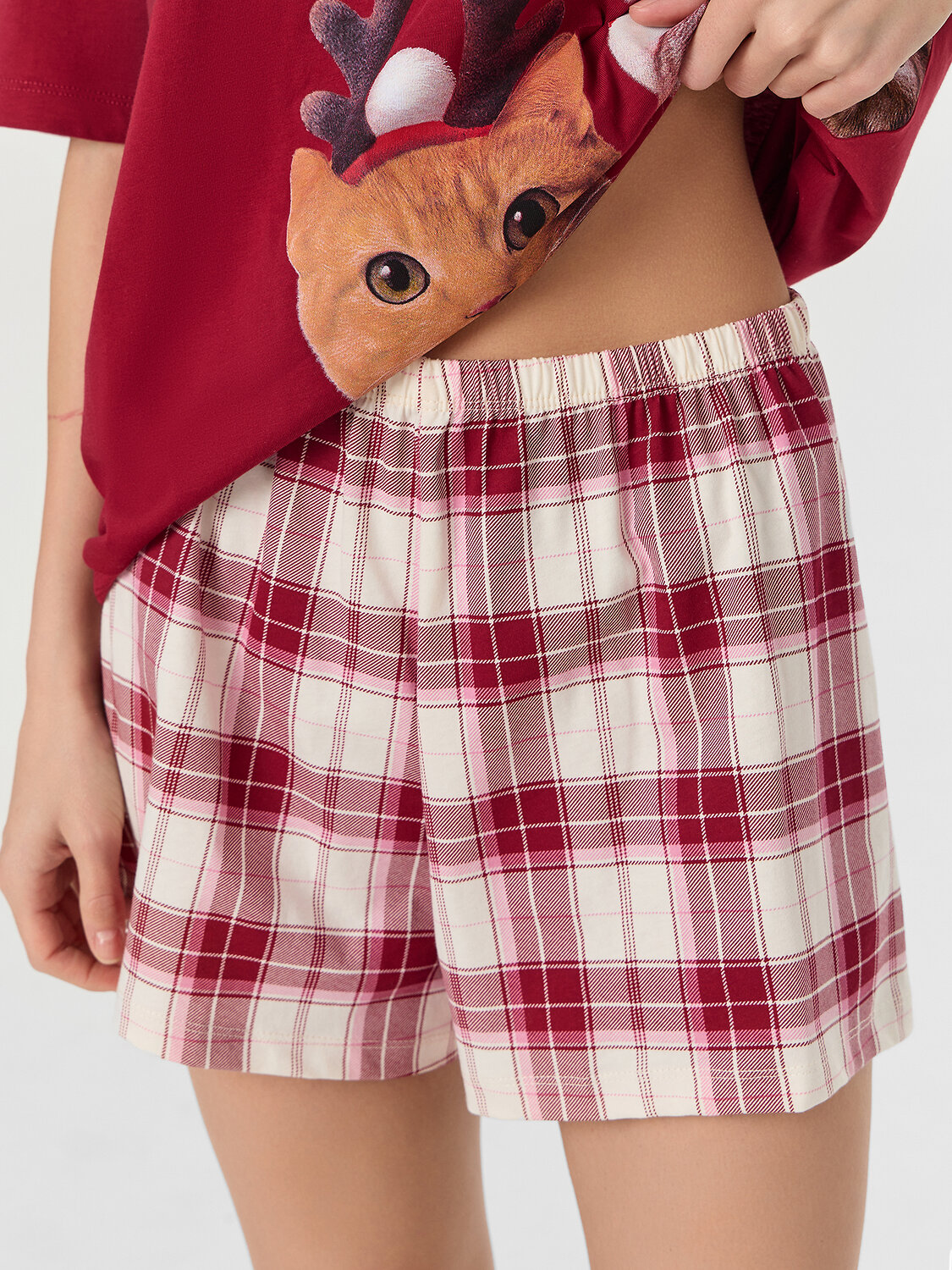 MARK FORMELLE Комплект 570864 592591 бордо +молочно -бордовая клетка