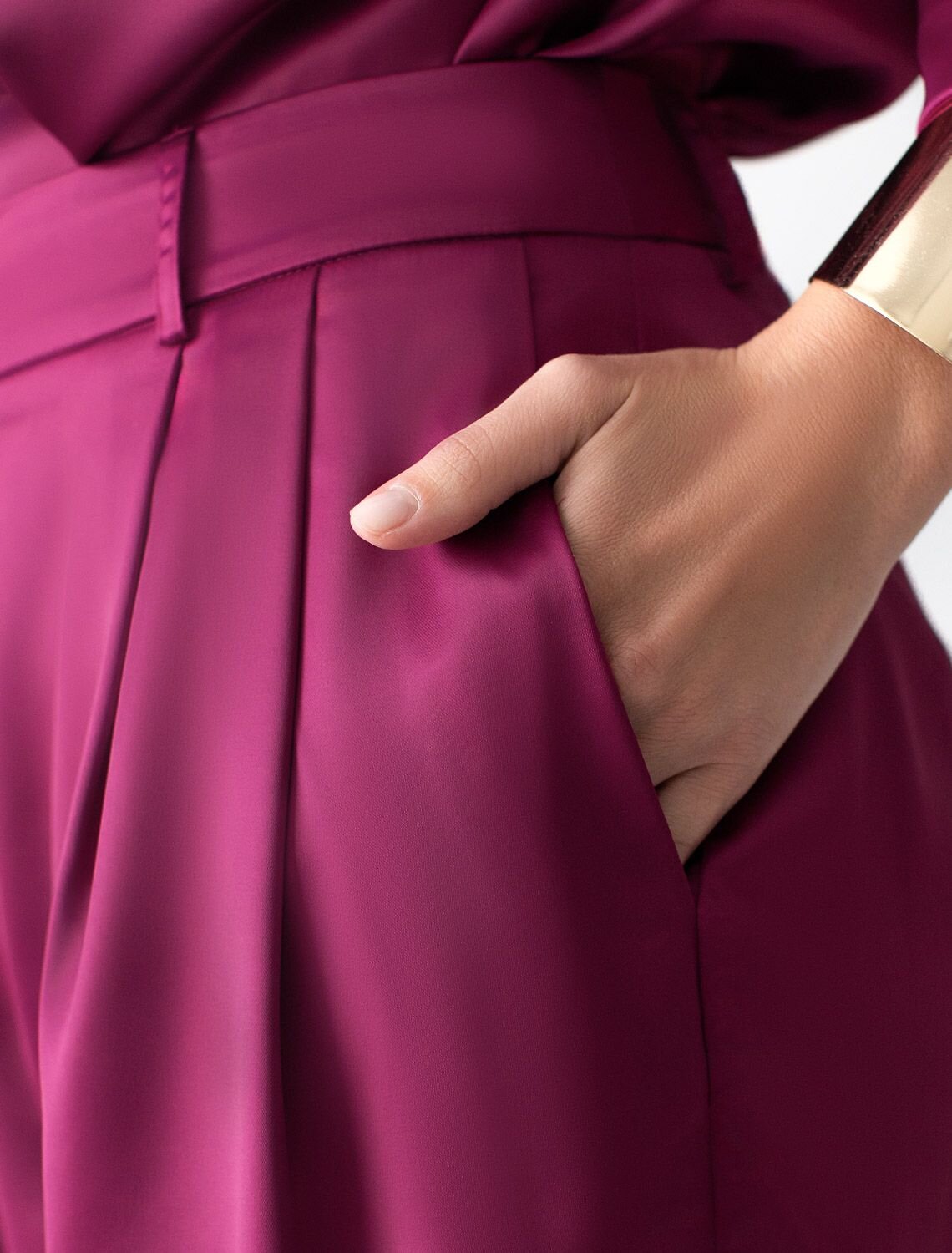 VILATTE Брюки 570899 D24.304 бургунди