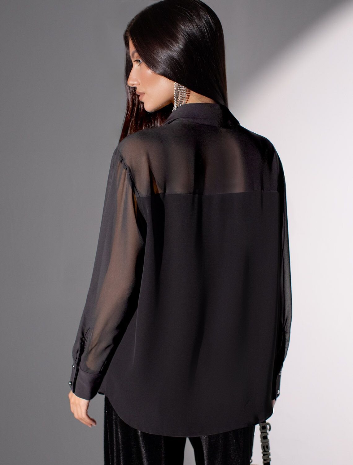 VILATTE Блузка 570904 D29.294 черный