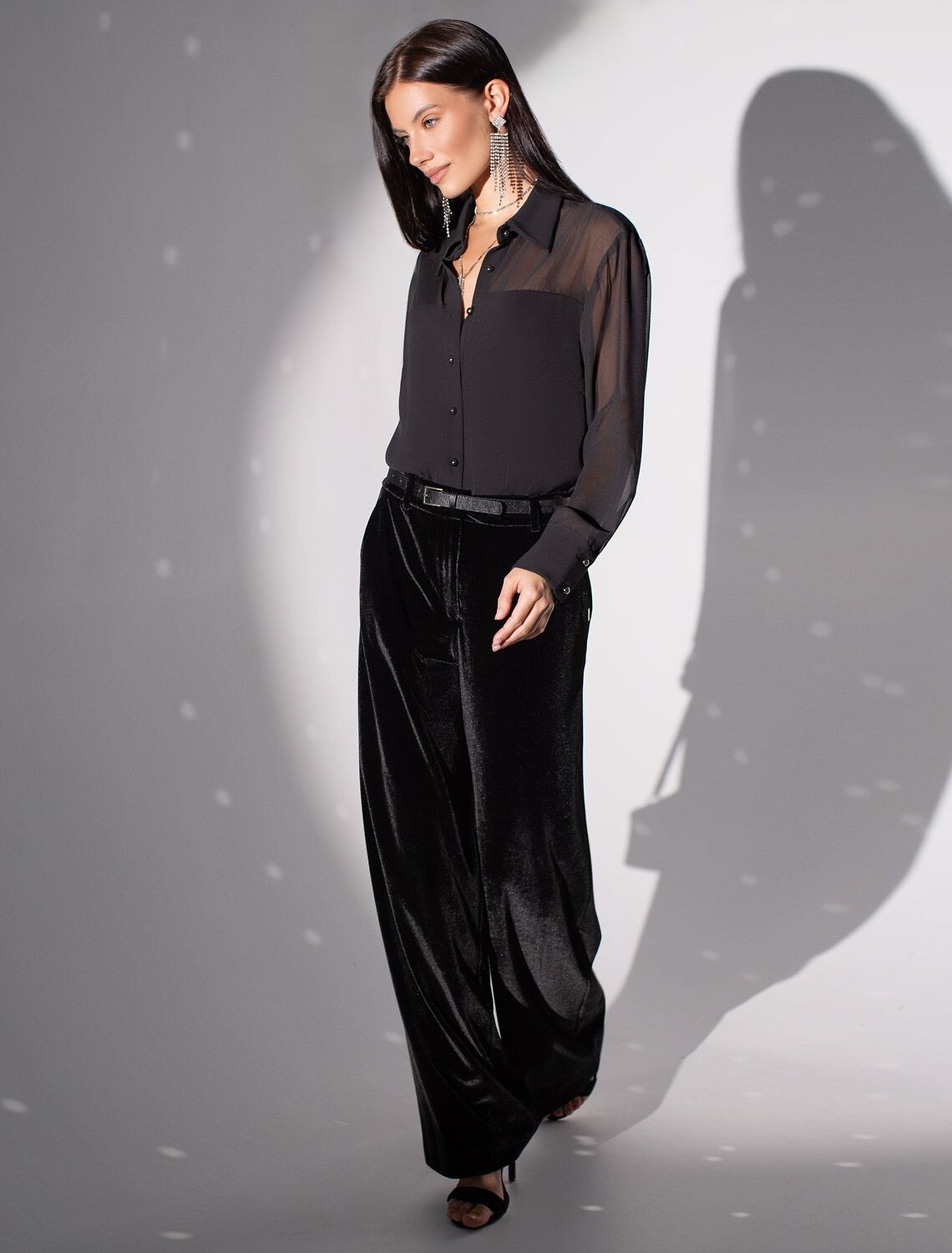 VILATTE Блузка 570904 D29.294 черный