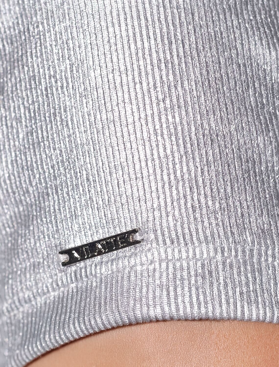 VILATTE Футболка 570918 D49.093 матовое серебро