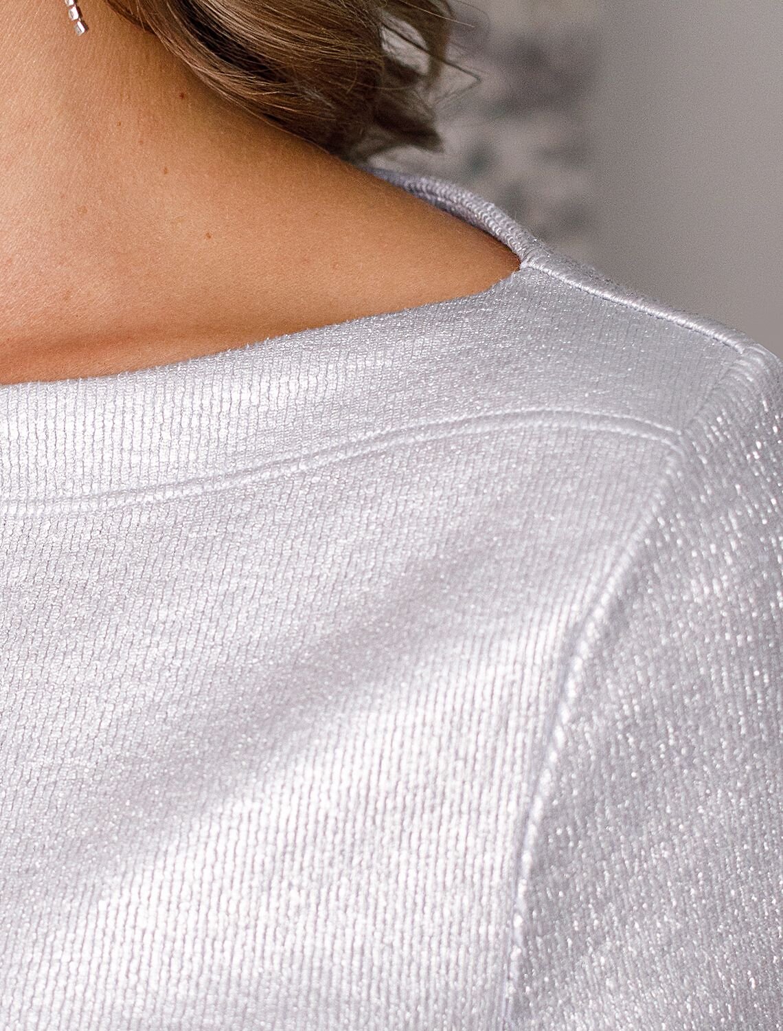 VILATTE Футболка 570918 D49.093 матовое серебро