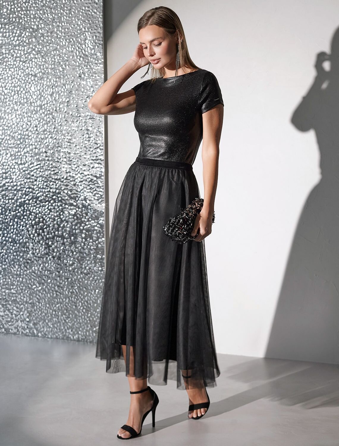 VILATTE Футболка 570920 D49.093 черный