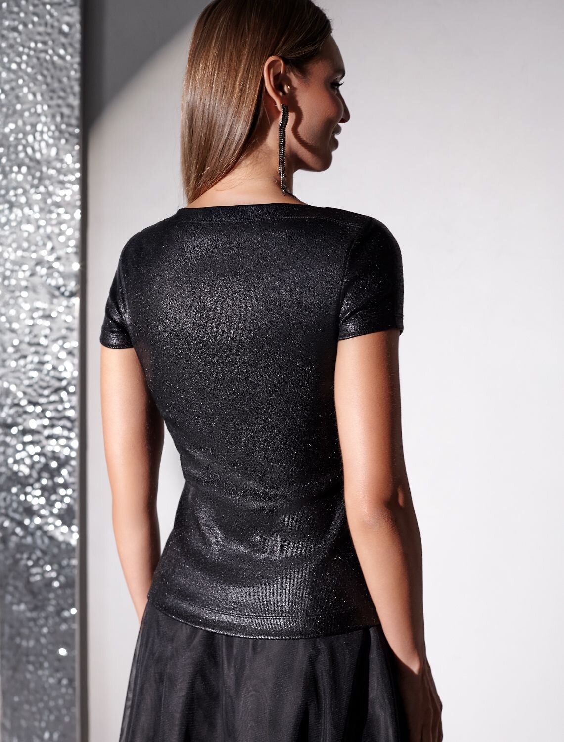 VILATTE Футболка 570920 D49.093 черный