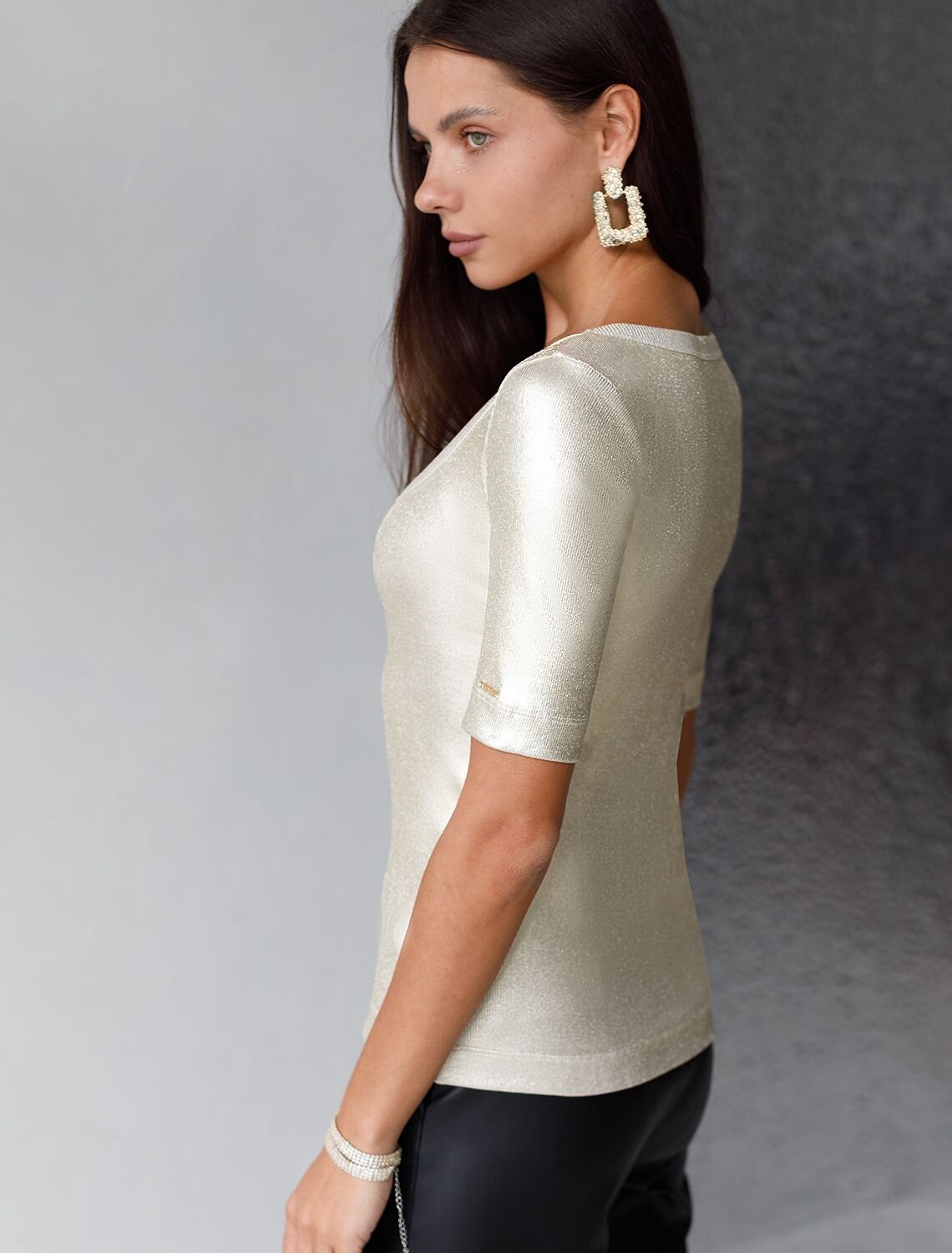 VILATTE Футболка 570921 D49.120 матовое светлое золото