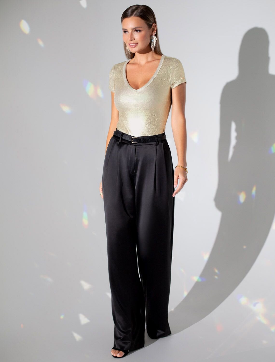 VILATTE Футболка 570925 D49.121 матовое светлое золото