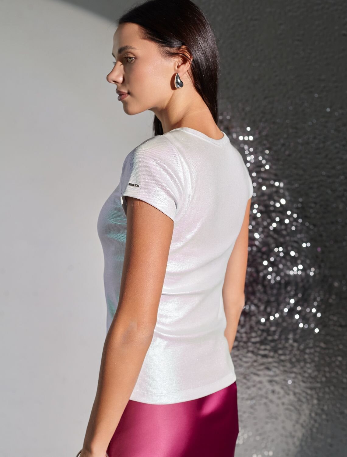 VILATTE Футболка 570927 D49.121 перламутровый