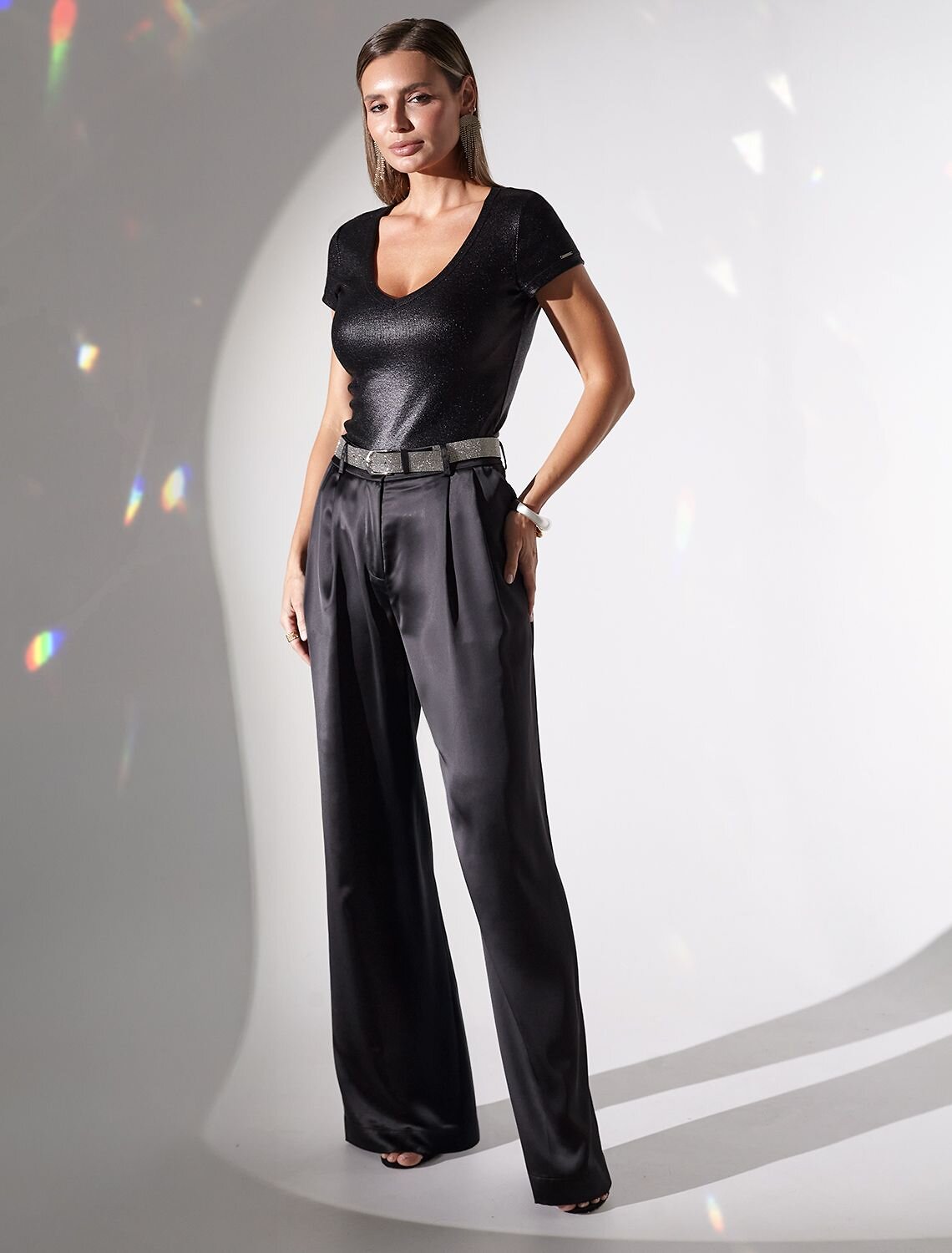 VILATTE Футболка 570928 D49.121 черный