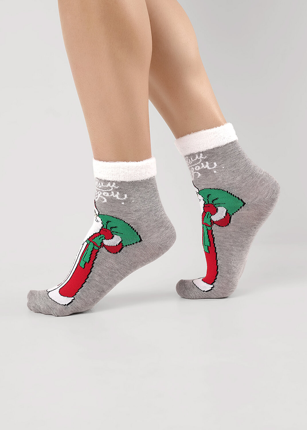 CLEVER Носки 570944 Д2566 меланж серый