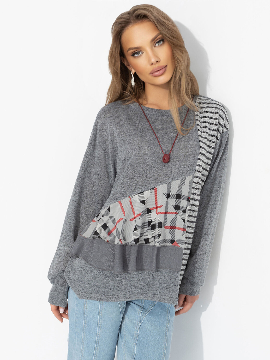 CHARUTTI Свитшот 570964 12388 Серый