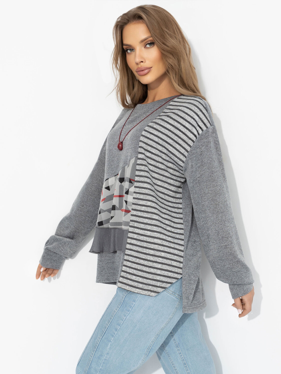 CHARUTTI Свитшот 570964 12388 Серый